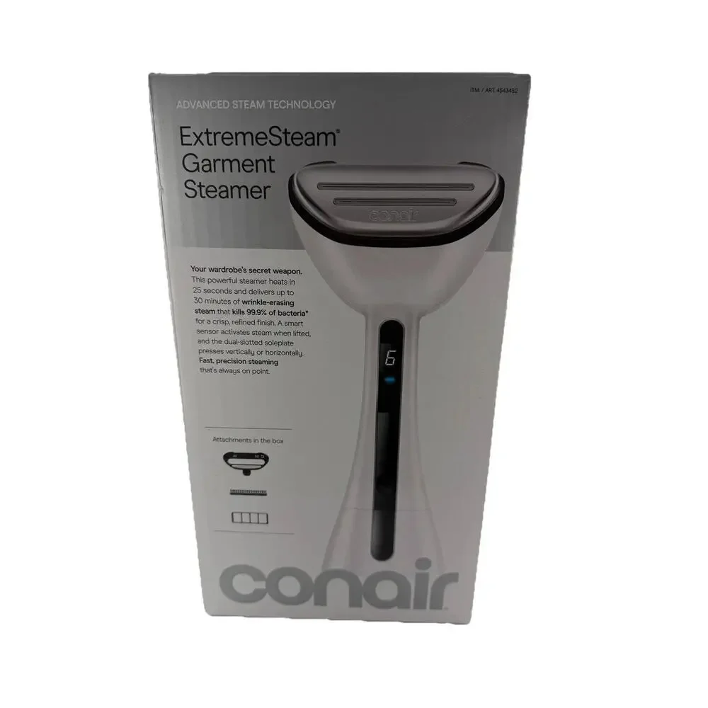 Conair ExtremeSteam Garment Steamer Handheld Fabric Clothes Wrinkle Remover